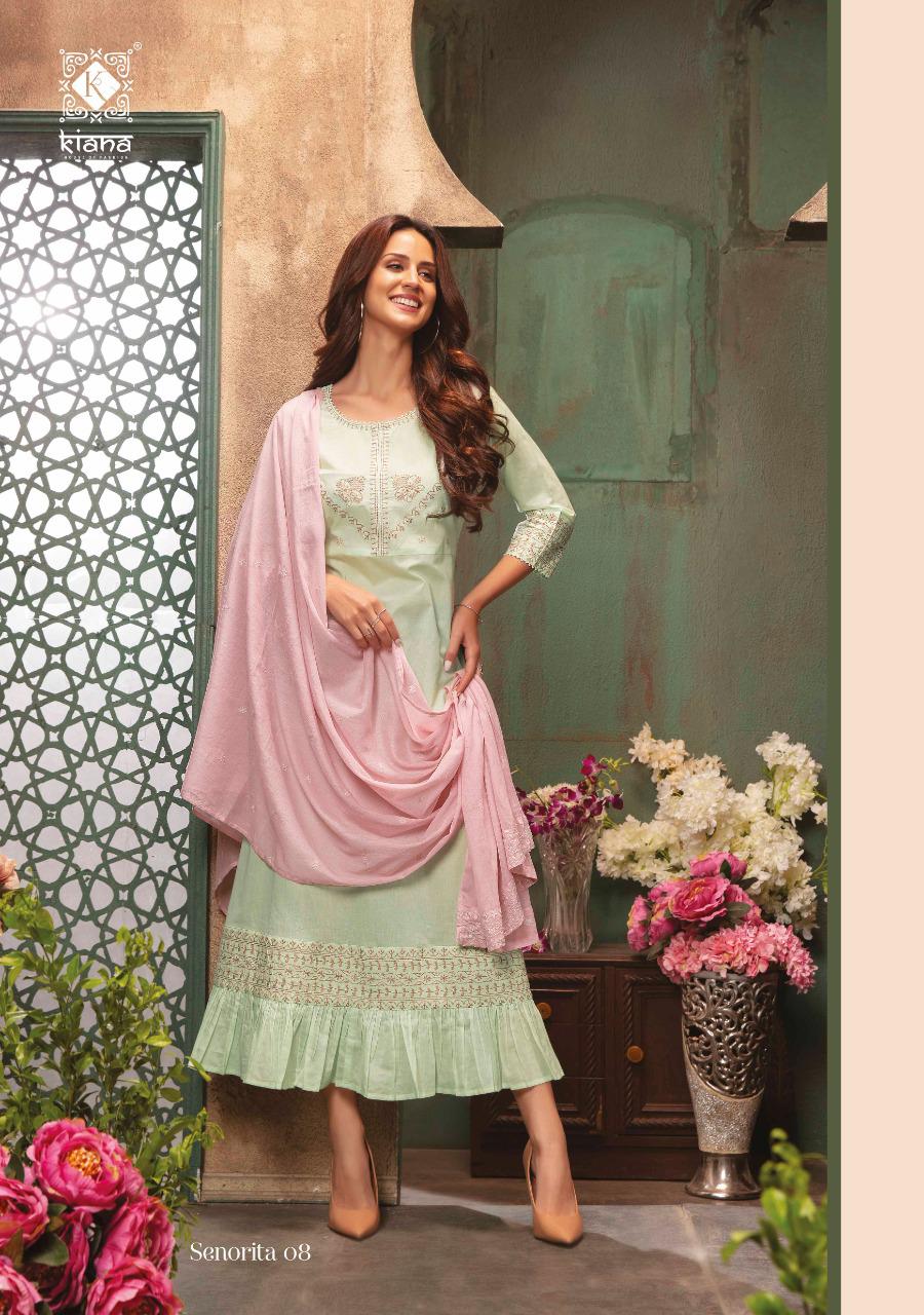 Kiana Senorita Fancy Stylish Festive Wear Salwar Suit Ready Made Collection